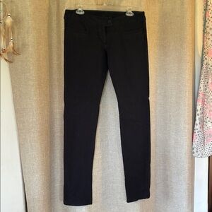 Free People Charcoal Buttoned Pants